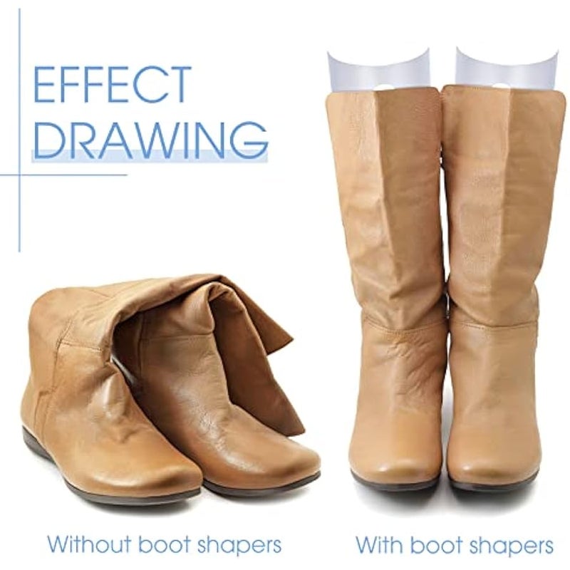 8 عبوات من حشوات شكل الحذاء الطويل للنساء والرجال - Image 4